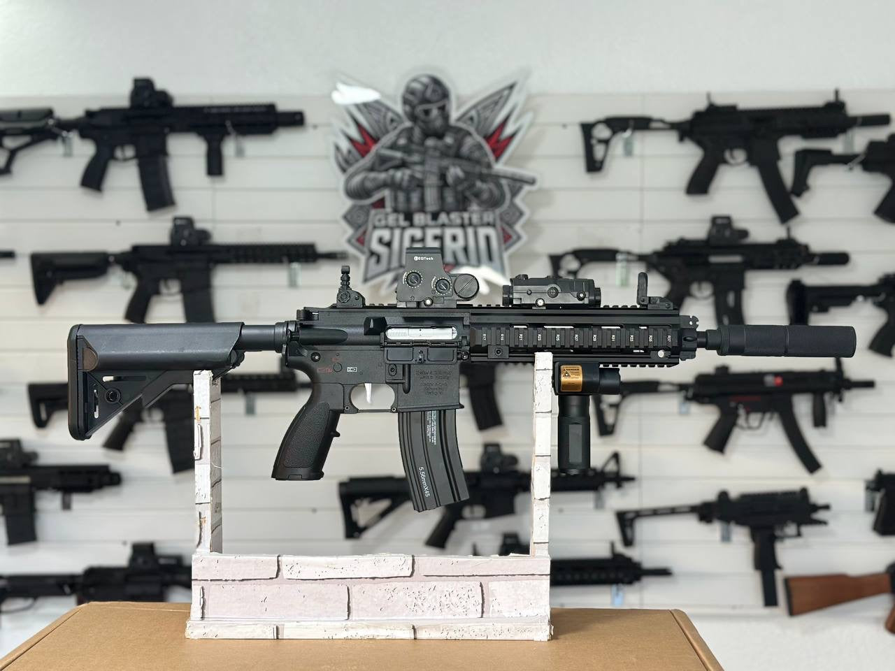 GBS HK416D-S1 Tactical High End Metal Hand guard Metal Gearbox Gel Blaster Unit