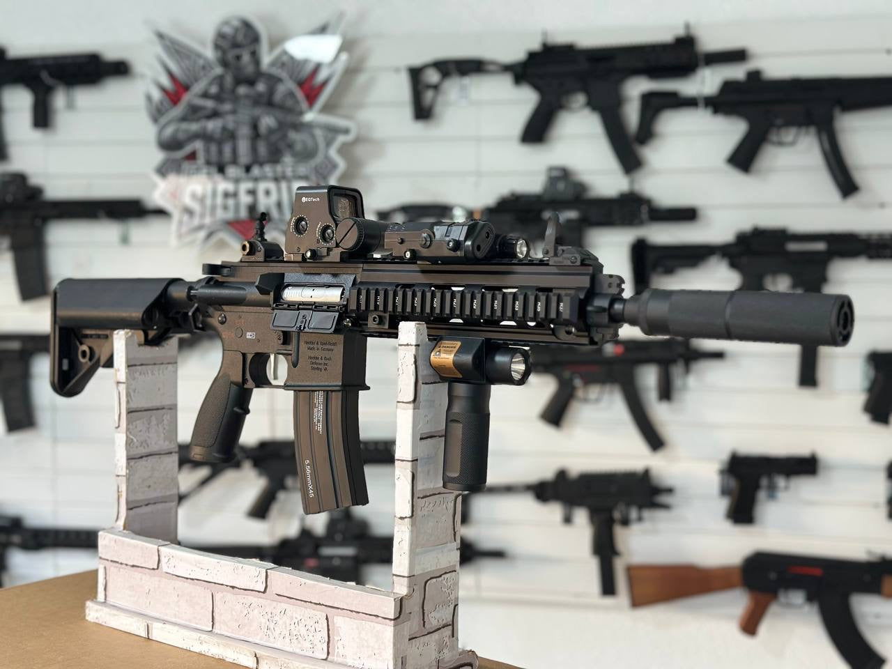 GBS HK416D-S1 Tactical High End Metal Hand guard Metal Gearbox Gel Blaster Unit