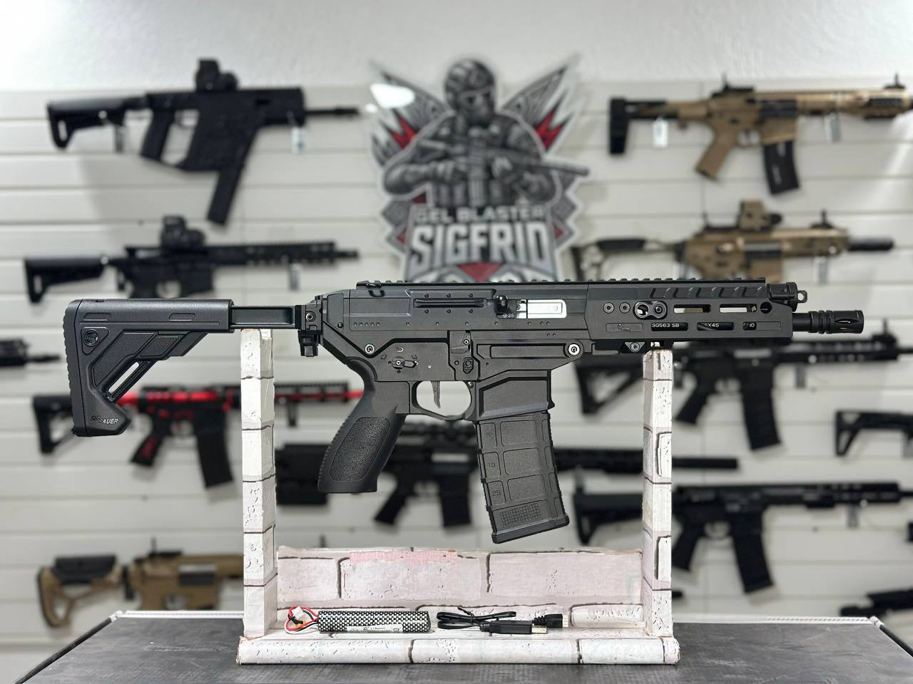 ZY SIG 563 High-end Metal Gearbox Gel Blaster